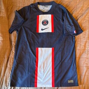 22/23 Paris PSG Nike on field home jersey. Pre sponsorship pressing